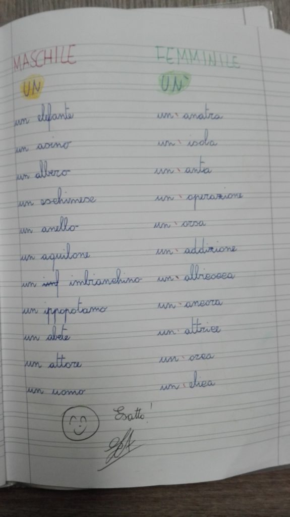 Gli Articoli E L Apostrofo Grammatica In Terza Novembre Maestra Anita