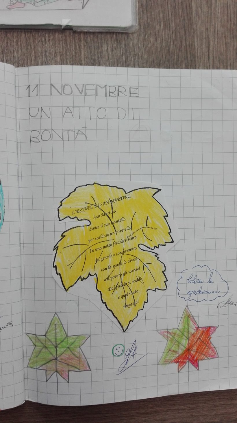 San Martino Italiano Prima Novembre Maestra Anita