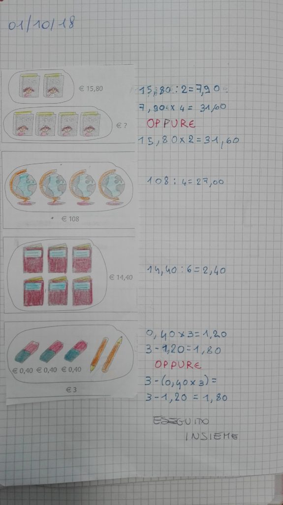 Problemi Matematica In Quarta Ottobre Maestra Anita