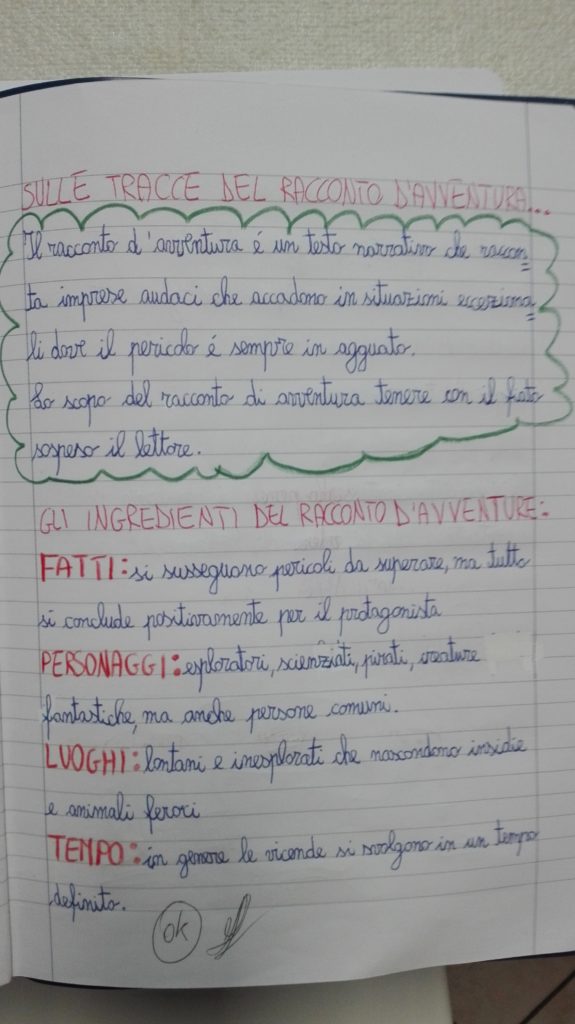 Racconto D Avventura E Del Brivido Italiano In Quarta Maggio Maestra Anita