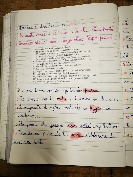 Il Congiuntivo Grammatica In Quinta Gennaio Maestra Anita