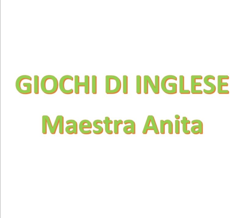 Inglese giochi