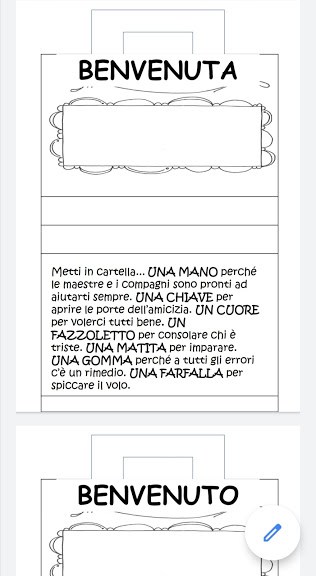 Benvenuti In Prima Bentornati In Classe Maestra Anita