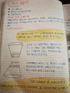 Quaderno di SCIENZE per la classe terza - Maestra Anita